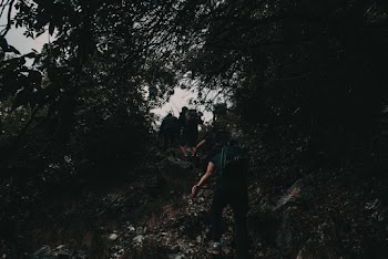 people  mountain climbing