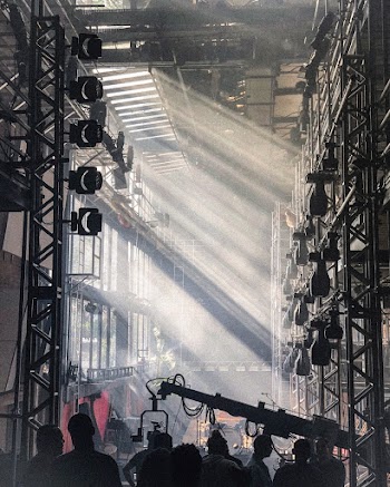 People Near Stage Lights