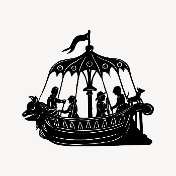 People on boat collage element, | Free Vector Illustration - rawpixel