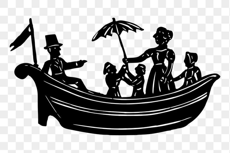 People on boat png sticker | Free PNG - rawpixel