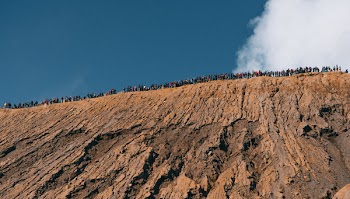 People on Brown Hill