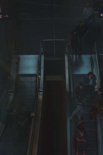 People on Escalator
