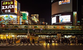 people on pedestrian lane