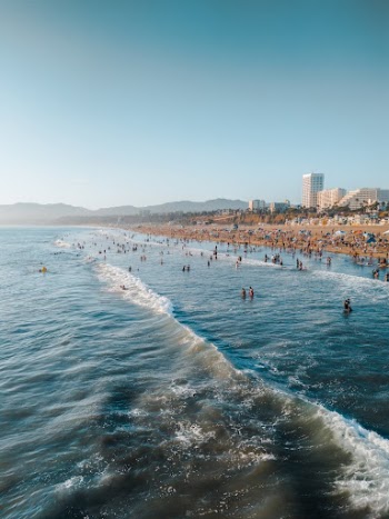 People on Seashore