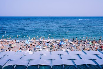 people on seashore beside ocean during daytime