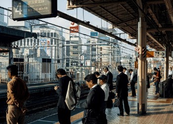 People on Train Station