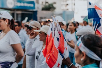People Parading in Street