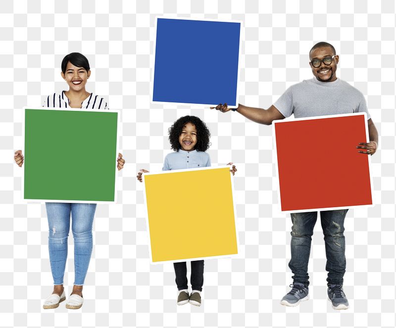 People png holding signs sticker, | Free PNG - rawpixel