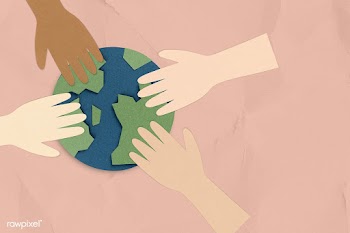 People protecting the world during coronavirus pandemic paper craft ba.. | Free  illustration - 2314554