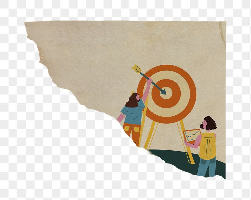 People reaching png target vintage | Free PNG - rawpixel