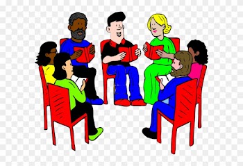 People Reading Newspaper Clipart - Groups Clipart