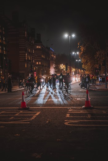 People Riding Bicycle