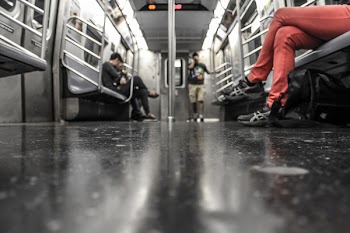 People Riding on Train