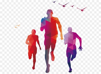 People running 