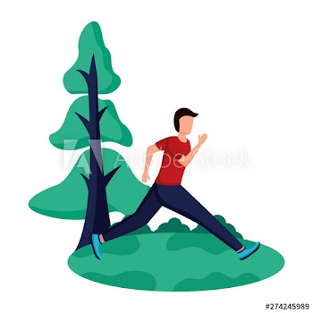 people running activity