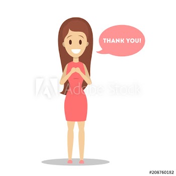 People say Thank you