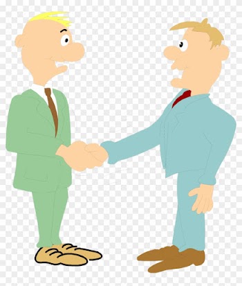 People Shaking Hand Clipart