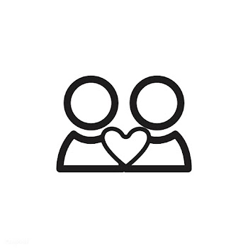 People sharing love icon vector | Free stock vector - 533409