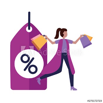 people shopping bag commerce concept