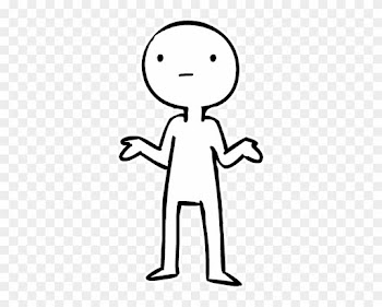 People - Shrug Clipart