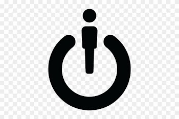 People - Shut Down Icon Black
