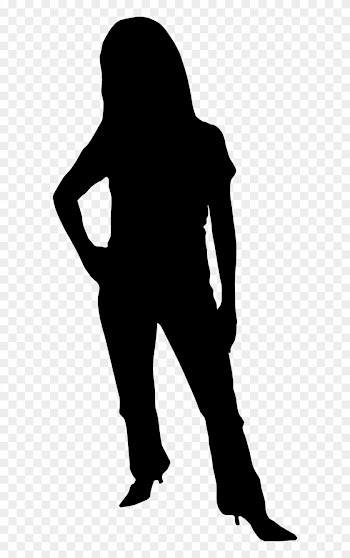 People Silhouette Clipart Transparent - Woman Silhouette Clip Art
