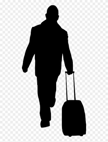 People Silhouette Images - People With Luggage Silhouette