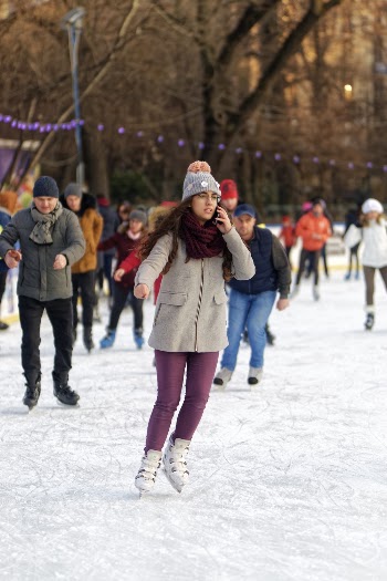 People Skiing