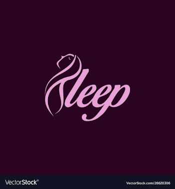 People sleep logo design vector image
