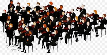 people social group orchestra musical ensemble choir