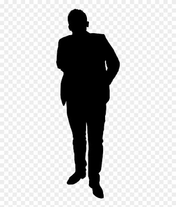 People Standing Behind Clipart Png - Man Silhouette Transparent Background