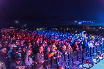 People Standing in Front of Stage