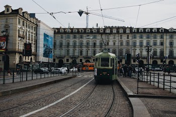 People Standing Near Tram