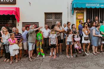 People Standing Outside Stores