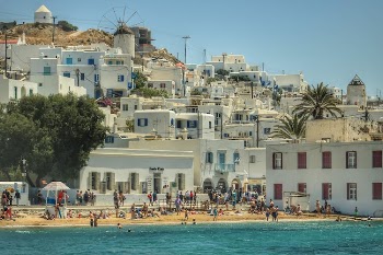 People Swimming on the Beach