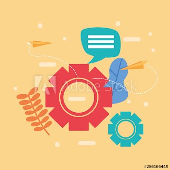 people teamwork flat design image