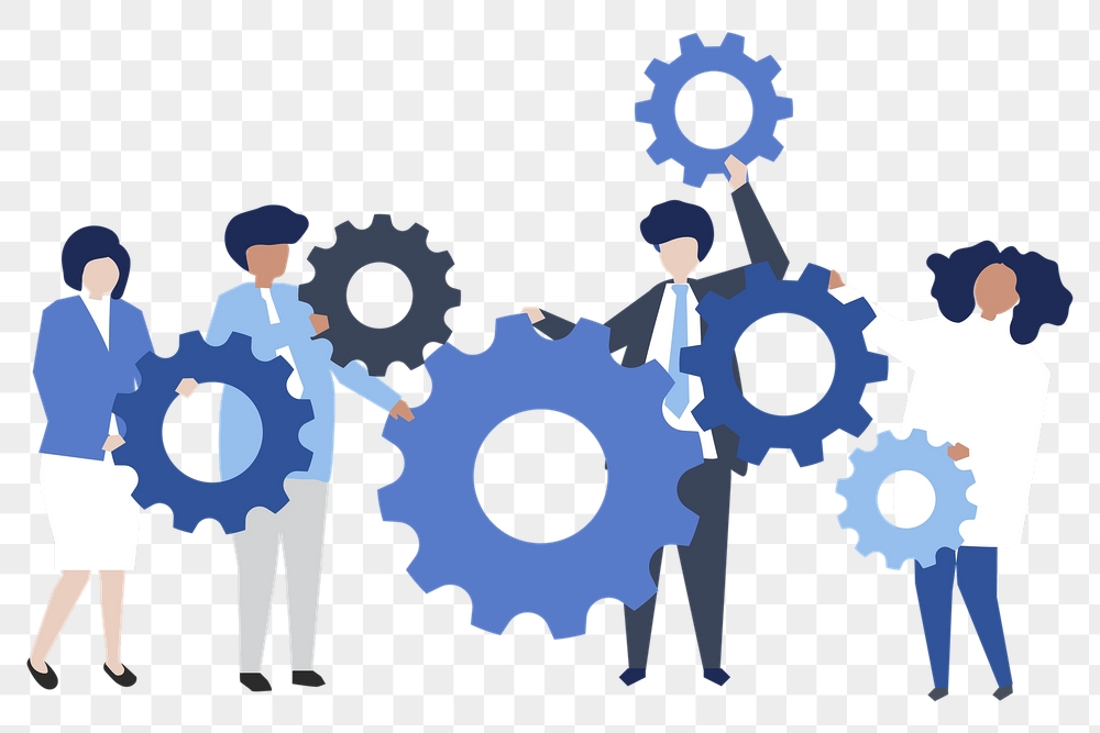 People teamwork illustration png, people | Free PNG - rawpixel