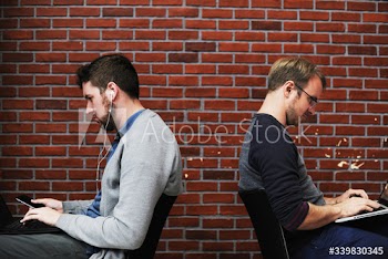 People using computer laptop