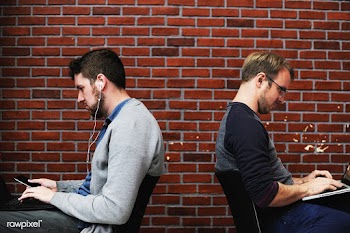 People using computer laptop | Free stock photo - 2387