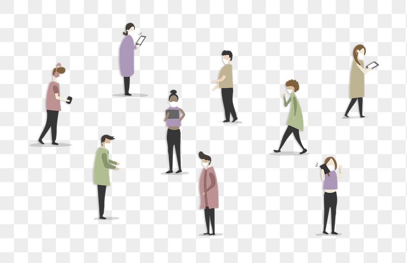 People using phones png sticker, | Free PNG - rawpixel
