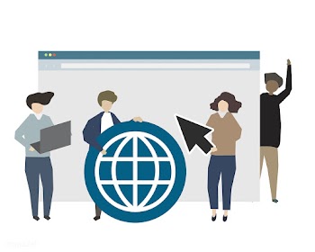 People using worldwide web concept illustrati.. | Free stock vector - 450000