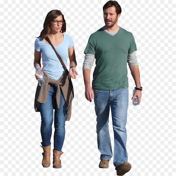 People Visualization Architectural rendering - walking 