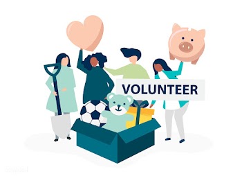 People volunteering and donating money and it.. | Free stock vector - 478288