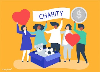People volunteering and donating money and it.. | Free stock vector - 478848