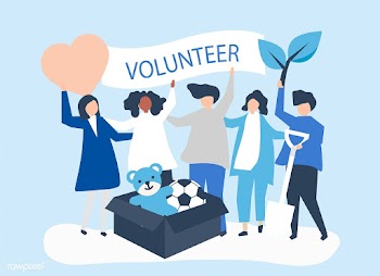 People volunteering and donating money and it.. | Free stock vector - 479287