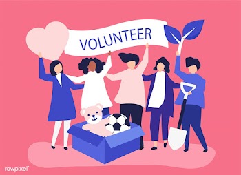 People volunteering and donating money and it.. | Free stock vector - 479360