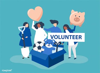 People volunteering and donating money and it.. | Free stock vector - 480141