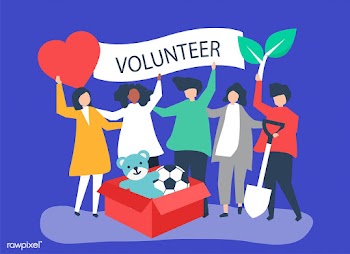 People volunteering and donating money and it.. | Free stock vector - 480212