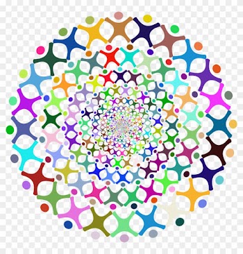 People Vortex Prismatic 2 - Png Vector People Circle