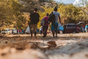 people walking